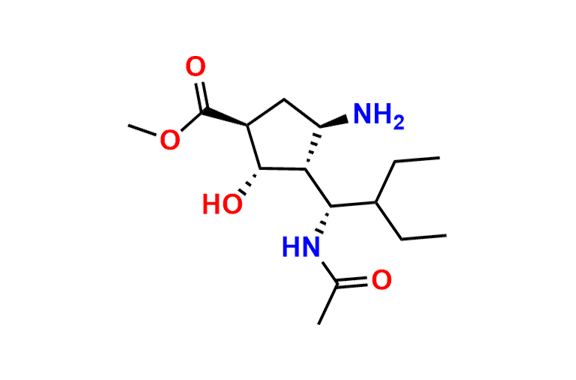 Methyl (1S,2S,3R,4R)-3-((S)-1-acetamido-2-ethylbutyl)-4-amino-2-hydroxycyclopentane-1-carboxylate