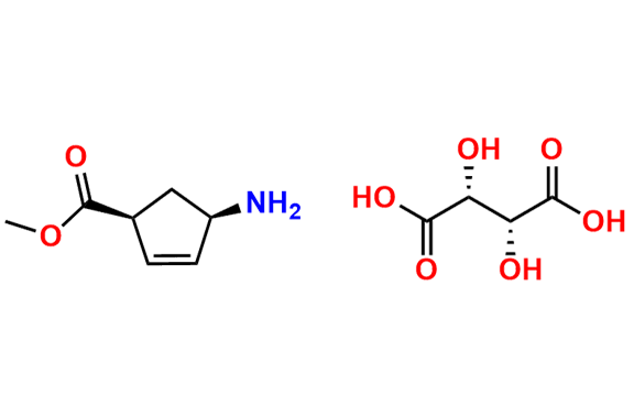 (1S,4R)-4-Amino-2-cyclopentene-1-carboxylic Acid Methyl Ester L-Tartrate