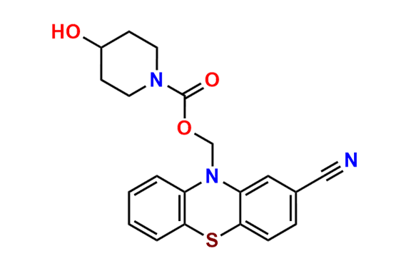 (2-cyano-10H-phenothiazin-10-yl)methyl 4-hydroxypiperidine-1-carboxylate