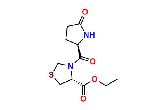 Ethyl (R)-3-((R)-5-oxopyrrolidine-2-carbonyl)thiazolidine-4-carboxylate
