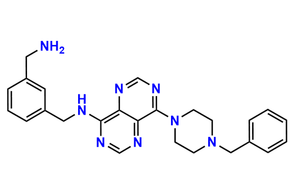 N-(3-(Aminomethyl)benzyl)-8-(4-benzylpiperazin-1-yl)pyrimido[5,4-d]pyrimidin-4-amine