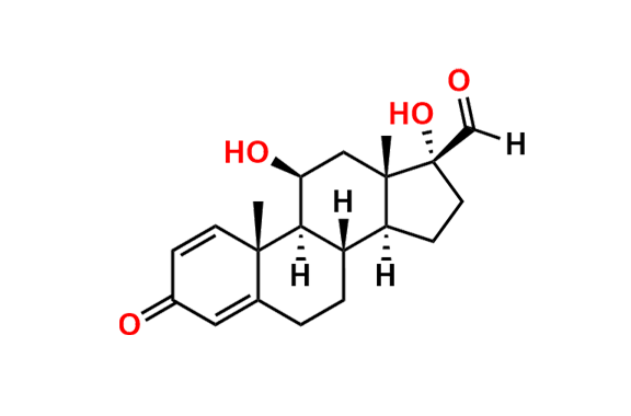 17-Deshydroxyacetyl 17-Carbonyl Prednisolone
