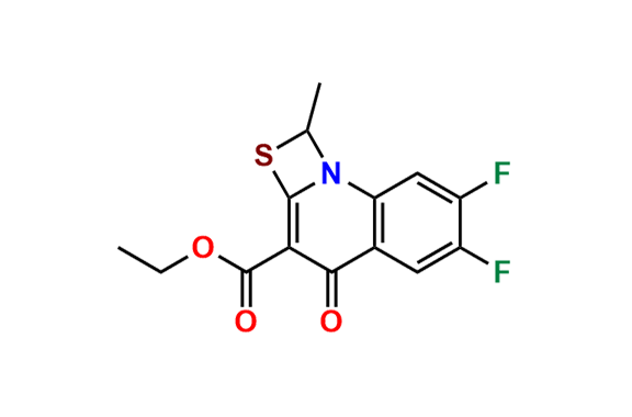 Ethyl 6,7-difluoro-1-methyl-4-oxo-4H-[1,3]thiazeto[3,2-a]quinoline-3-carboxylate