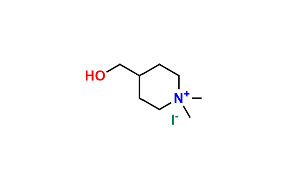 1,1-Dimethyl-4-(hydroxymethyl)piperidinium Iodide