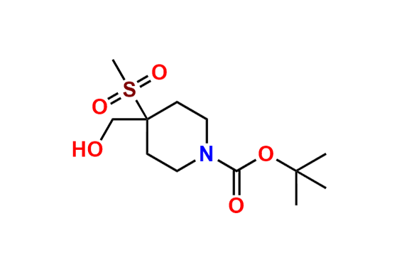 4-(Methylsulfonyl)-N-Boc-4-Piperidinemethanol