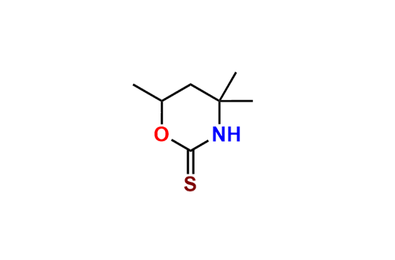 4-Dimethyl-6-methyl-tetrahydro-1,3-oxazine-2-thione