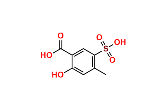 2-Hydroxy-4-methyl-5-sulfobenzoic Acid