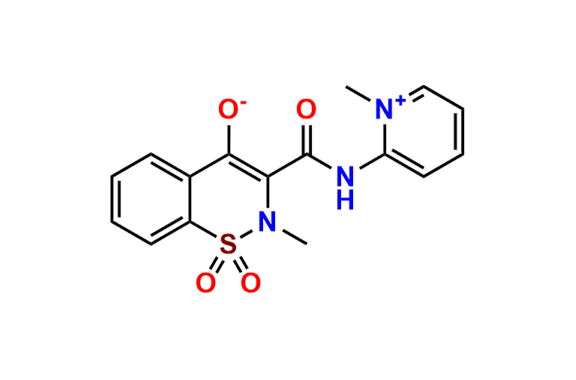 2-Methyl-N-2-(1-methylpyridinium)-2H- 1,2-benzothiazine-3-carboxamide-4-olate 1,1-Dioxide