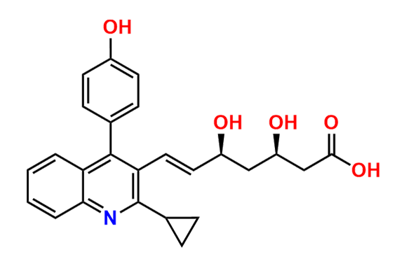 Pitavastatin 4-Desfluoro 4-Hydroxy Impurity