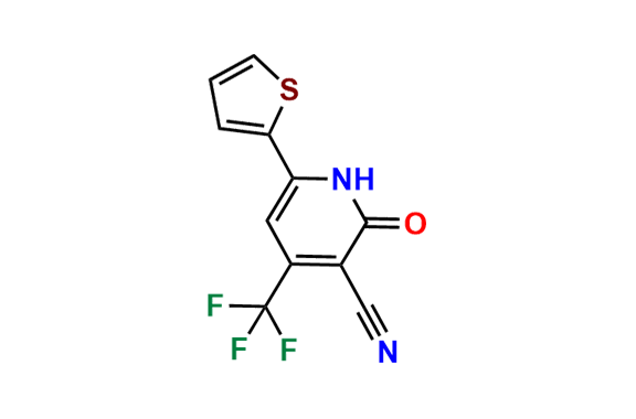 2-Oxo-6-(thiophen-2-yl)-4-(trifluoromethyl)-1,2-dihydropyridine-3-carbonitrile