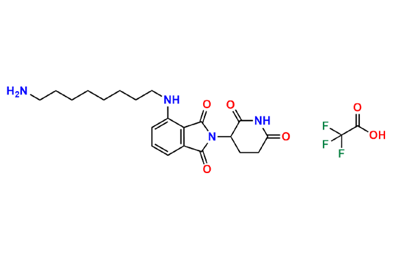 4-((8-Aminooctyl)amino)-2-(2,6-dioxopiperidin-3-yl)isoindoline-1,3-dione 2,2,2-trifluoroacetate