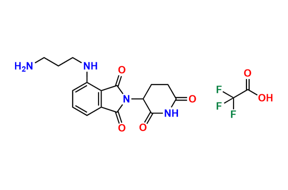 4-((3-Aminopropyl)amino)-2-(2,6-dioxopiperidin-3-yl)isoindoline-1,3-dione 2,2,2-trifluoroacetate