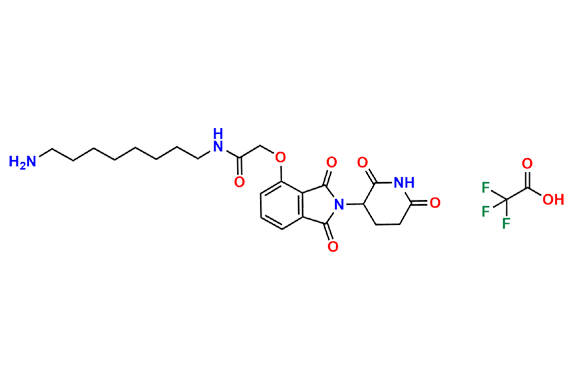 N-(8-Aminooctyl)-2-((2-(2,6-dioxopiperidin-3-yl)-1,3-dioxoisoindolin-4-yl)oxy)acetamide 2,2,2-trifluoroacetate