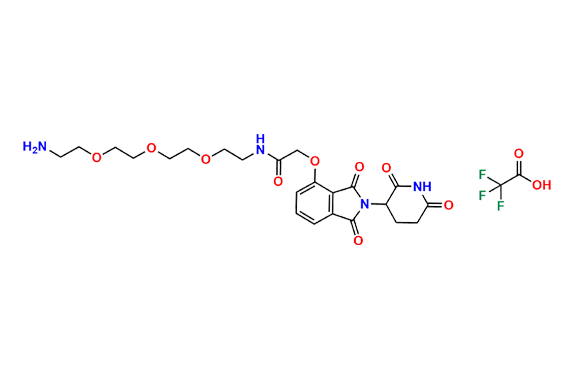 N-(2-(2-(2-(2-Aminoethoxy)ethoxy)ethoxy)ethyl)-2-((2-(2,6-dioxopiperidin-3-yl)-1,3-dioxoisoindolin-4-yl)oxy)acetamide 2,2,2-trifluoroacetate