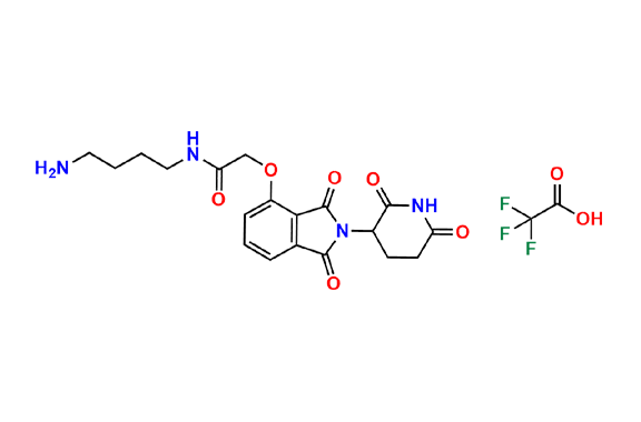 N-(4-Aminobutyl)-2-((2-(2,6-dioxopiperidin-3-yl)-1,3-dioxoisoindolin-4-yl)oxy)acetamide 2,2,2-trifluoroacetate