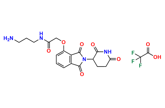 N-(3-Aminopropyl)-2-((2-(2,6-dioxopiperidin-3-yl)-1,3-dioxoisoindolin-4-yl)oxy)acetamide 2,2,2-trifluoroacetate