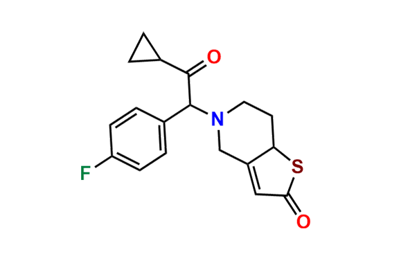P-Fluoro Prasugrel Thiolactone