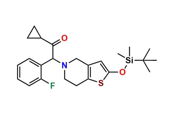 Desacetyl 2-O-tert-Butyldimethylsilyl Prasugrel