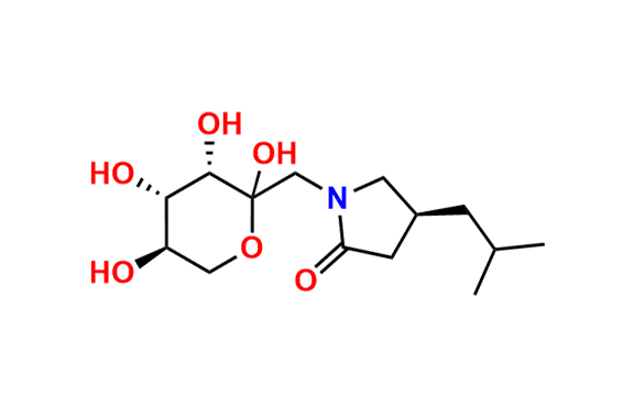 Pregabalin Lactam Conjugate with Galactose (α/β Mixture)