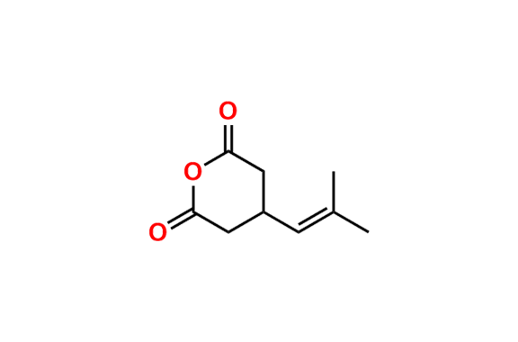4-(2-methylprop-1-en-1-yl)dihydro-2H-pyran-2,6(3H)-dione