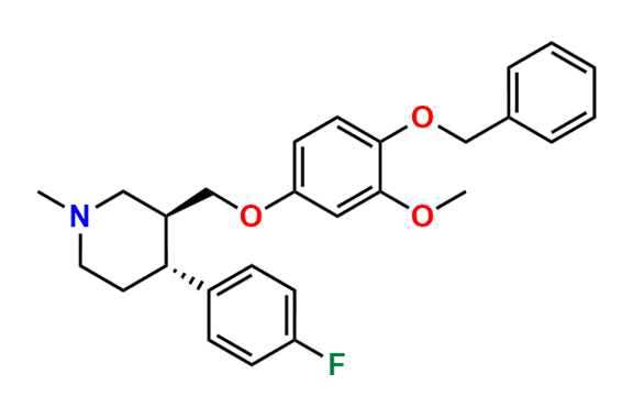 (3S,4R)-4-(4-Fluorophenyl)-3-[[3-methoxy-4-(benzyloxy)phenoxy]methyl] -1-methylpiperidine