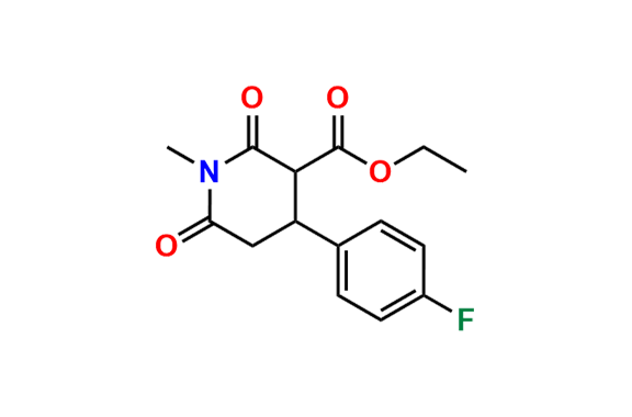 Ethyl 4-(4-fluorophenyl)-1-methyl-2,6-dioxopiperidine-3-carboxylate