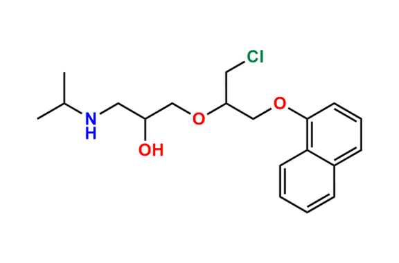 Isopropylamino chloro Propranolol Impurity