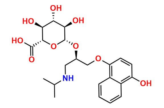 (2S,3S,4S,5R,6R)-3,4,5-Trihydroxy-6-(((R)-1-((4-hydroxynaphthalen-1-yl)oxy)-3-(isopropylamino)propan-2-yl)oxy)tetrahydro-2H-pyran-2-carboxylic Acid