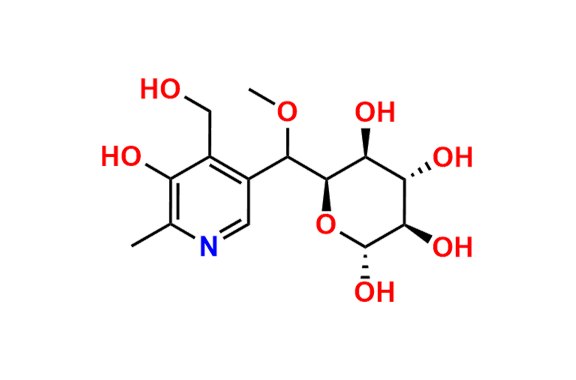 (2R,3R,4S,5S,6R)-6-((5-Hydroxy-4-(hydroxymethyl)-6-methylpyridin-3-yl)(methoxy)methyl)tetrahydro-2H-pyran-2,3,4,5-tetraol