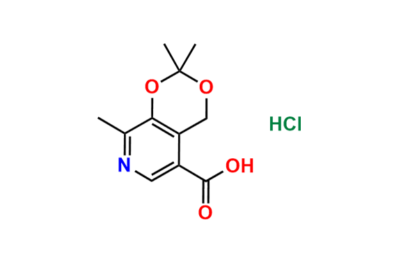 2,2,8-Trimethyl-4H-1,3-dioxino[4,5-c]pyridine-5-carboxylic Acid Hydrochloride