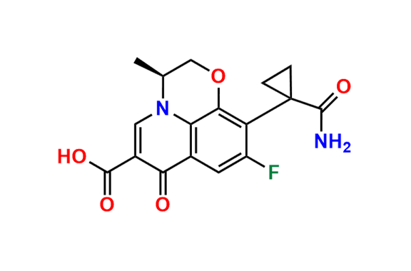 (S)-10-(1-Carbamoylcyclopropyl)-9-fluoro-3-methyl-7-oxo-2,3-dihydro-7H-[1,4]oxazino[2,3,4-ij]quinoline-6-carboxylic Acid