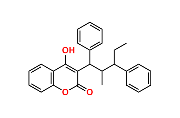4-Hydroxy-3-(2-methyl-1,3-diphenylpentyl)-2H-1-benzopyran-2-one