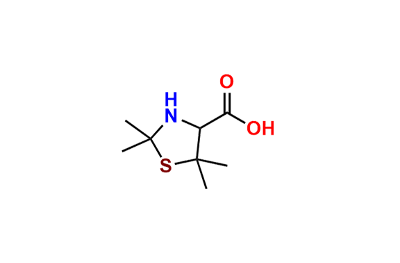 2,2,5,5-Tetramethyl-4-thiazolidinecarboxylic Acid