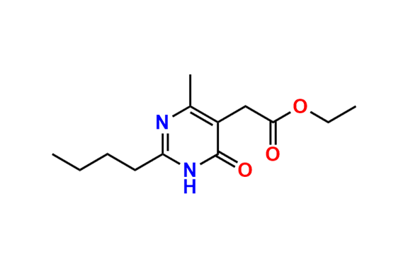Ethyl 2-(2-butyl-4-methyl-6-oxo-1,6-dihydropyrimidin-5-yl)acetate