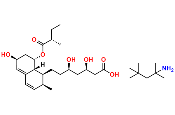 Pravastatin 1,1,3,3-Tetramethylbutylamine