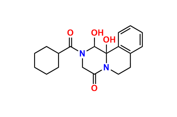 2-(cyclohexanecarbonyl)-1,11b-dihydroxy-1,2,3,6,7,11b-hexahydro-4H-pyrazino[2,1-a]isoquinolin-4-one
