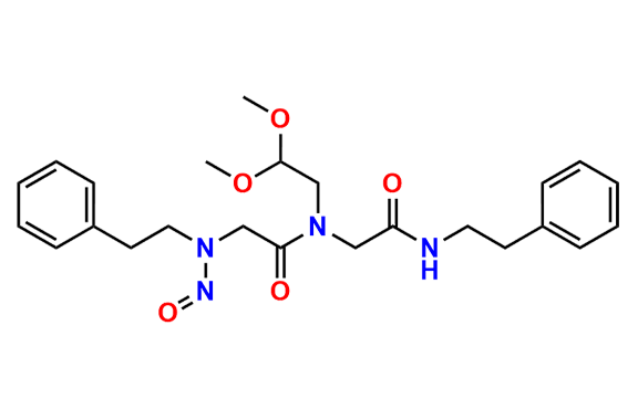 N-(2,2-dimethoxyethyl)-2-(nitroso(phenethyl)amino)-N-(2-oxo-2-(phenethylamino)ethyl)acetamide