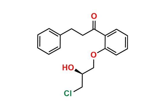 (S)-1-(2-(3-Chloro-2-hydroxypropoxy)phenyl)-3-phenylpropan-1-one