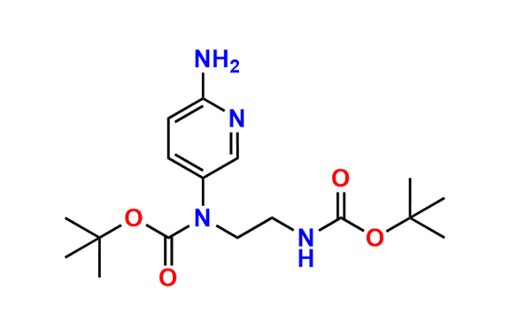tert-butyl (6-aminopyridin-3-yl)(2-((tert-butoxycarbonyl)amino)ethyl)carbamate