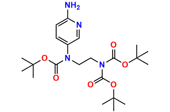 Di-tert-butyl (2-((6-aminopyridin-3-yl)(tert-butoxycarbonyl)amino)ethyl)iminodicarbonate