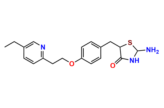 2-Amino-5-(4-(2-(5-ethylpyridin-2-yl)ethoxy)benzyl)thiazolidin-4-one