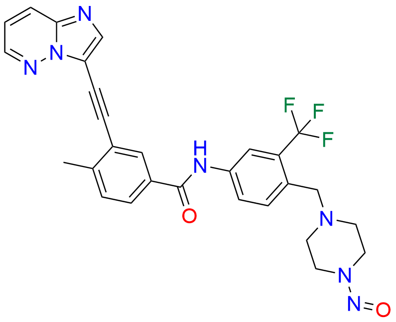 N-Nitroso N-Desmethyl Derivative Ponatinib