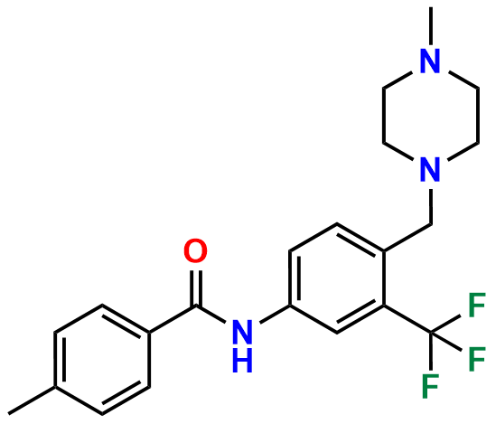 4-methyl-N-{4-[(4-methylpiperazin-1-yl)methyl]-3-(trifluoromethyl)phenyl}benzamide