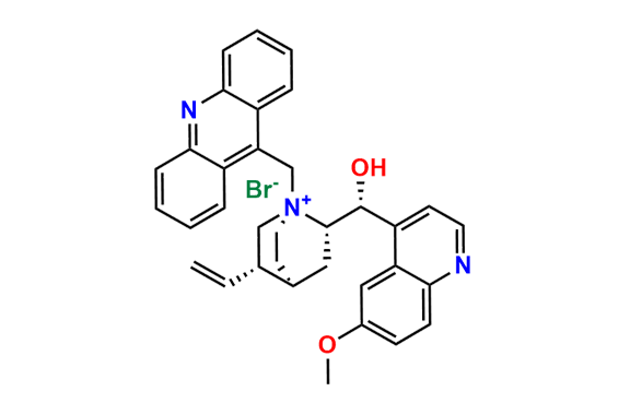 (1S,2S,4S,5R)-1-(Acridin-9-ylmethyl)-2-((R)-hydroxy(6-methoxyquinolin-4-yl)methyl)-5-vinylquinuclidin-1-ium Bromide