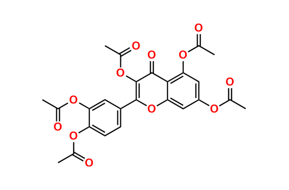 [5,7-Diacetyloxy-2-(3,4-diacetyloxyphenyl)-4-oxochromen-3-yl] acetate