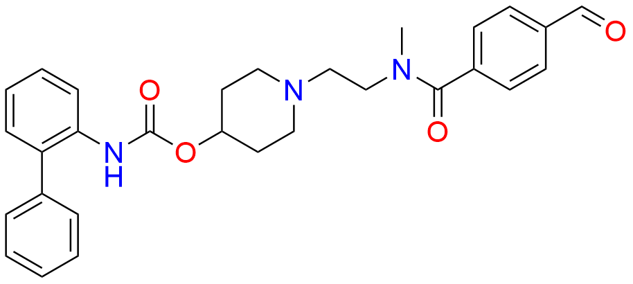 1-(2-(4-formyl-N-methylbenzamido)ethyl)piperidin-4-yl [1,1\'-biphenyl]-2-ylcarbamate