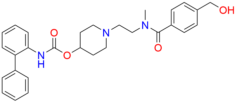 1-(2-(4-(hydroxymethyl)-N-methylbenzamido)ethyl)piperidin-4-yl [1,1-biphenyl]-2-ylcarbamate