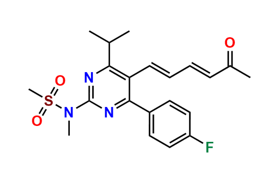N-(4-(4-Fluorophenyl)-6-isopropyl-5-((1E,3E)-5-oxohexa-1,3-dien-1-yl)pyrimidin-2-yl)-N-methylmethanesulfonamide