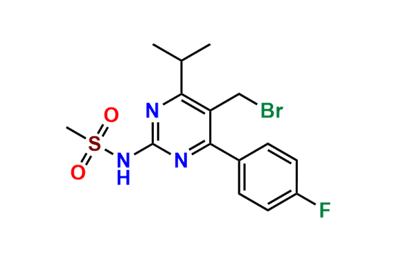 N-(5-(Bromomethyl)-4-(4-fluorophenyl)-6-isopropylpyrimidin-2-yl)methanesulfonamide