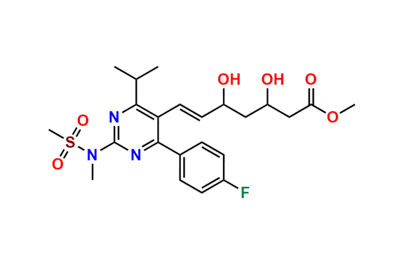 Methyl (E)-7-(4-(4-fluorophenyl)-6-isopropyl-2-(N-methylmethylsulfonamido)pyrimidin-5-yl)-3,5-dihydroxyhept-6-enoate